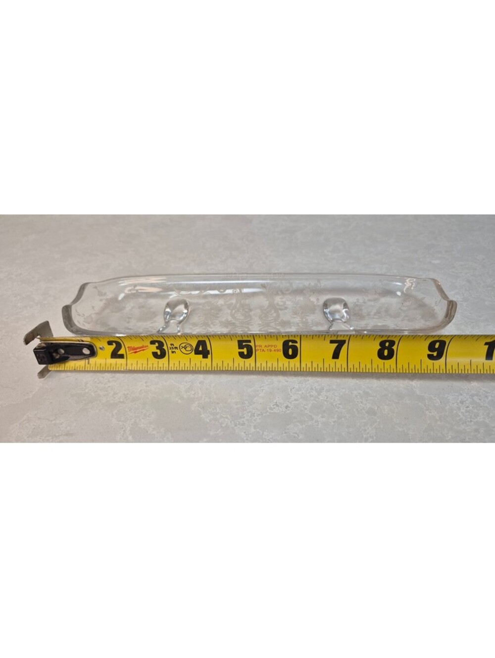 Vintage Cambridge Glass Chantilly Footed Crystal Dish - Picture 6 of 10